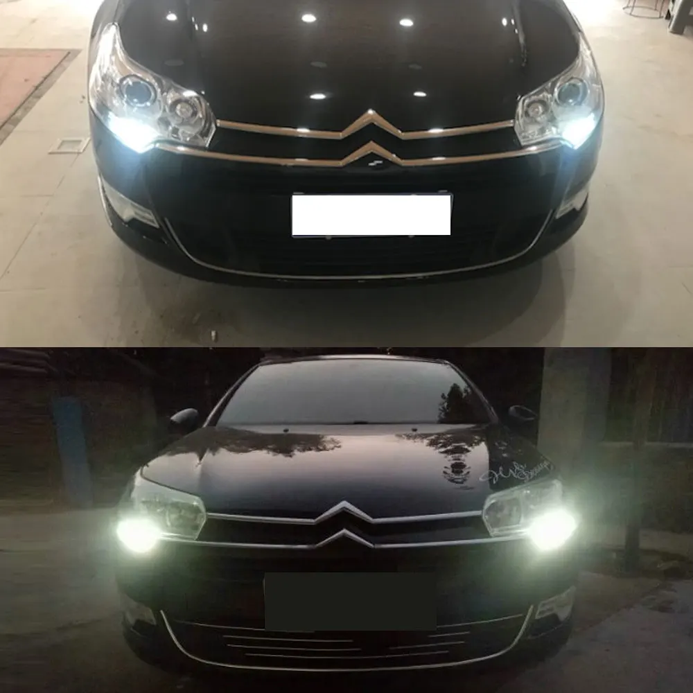 Diurnas para c5 Citroen e Peugeot para 3008 Luz do Dia Pcs Branco g4 Hp24w 2 12 v 34smd g4 Lâmpadas Led Luzes Drl 8 48smd 12 v g4 lâmpadas led luzes