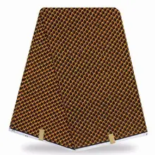 Высокое качество Анкара африканская вощеная ткань принтом хлопок 6 ярдов швейный материал для платья Гана Нигерия воск ткань 43