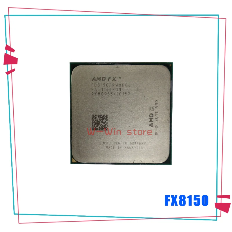 Процессор AMD FX серии FX-8150 FX 8150 FX8150 3,6 ГГц Восьмиядерный процессор FD8150FRW8KGU разъем AM3