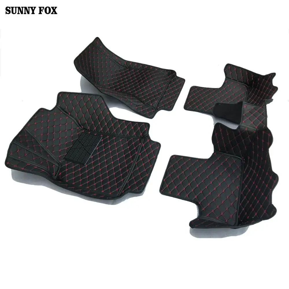 Sunny Fox автомобильные коврики для BMW 7 серия E65 E66 730Li 735Li 740Li 745Li 750Li 760Li 730i 735i 740i 745i 740d 5D линованные коврики