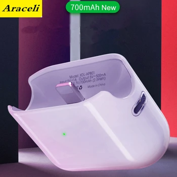 

700 Mah Power Bank for Airpods Headset Box For Airpods 1 2 Battery Case External Capa For Iphone Battery Charger Case Smart