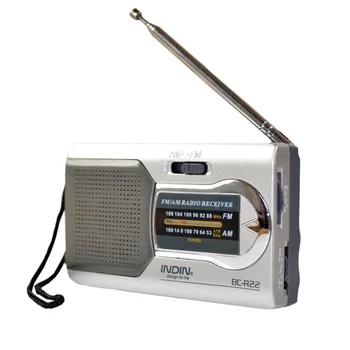 

Battery Powered Ourtdoor Portable AM/FM Telescopic Antenna Radio Pocket Stereo Receiver AM FM radio for the elderly