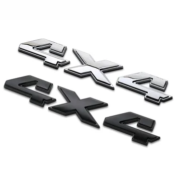 

Noizzy 4×4 Four Wheel Drive Car Emblem Trunk Tailgate Metal Chrome Black Auto Badge for Dodge Journey Durango Ram Charger