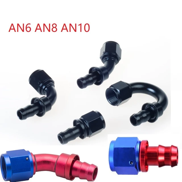 Braided Fuel Line 3/8 10ft 6AN Oil/Gas/Fuel Hose End Fitting Separator  Clamp Kit - AliExpress