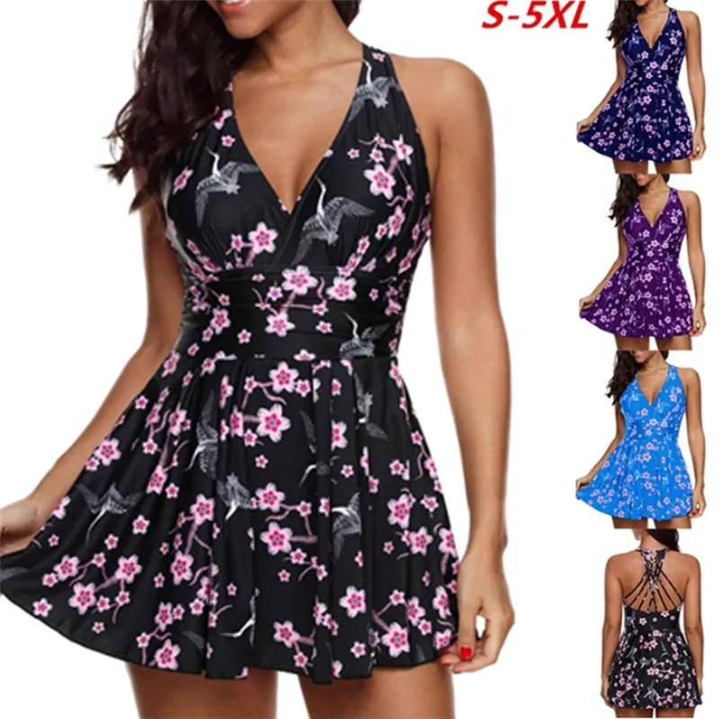 VGTOWN-Women-Plus-Size-6XL-Push-Up-Floral-Printed-Swimwear-Big-Cup-Swimsuits-Backless-Tankini-Women