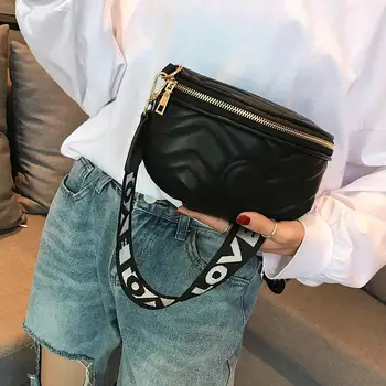 

Solid Color Love Heart Decor Shoulder Messenger Handbags Women Waist Fanny Belt Packs PU Leather Crossbody Chest Bag Money Pouch