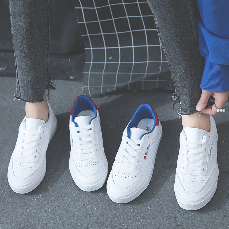 

Autunm Shoes Female Vulcanized Shoes Fashion Women Sneakers Casual Solid Lace Up Platform Ladies Light Footwear U20-40