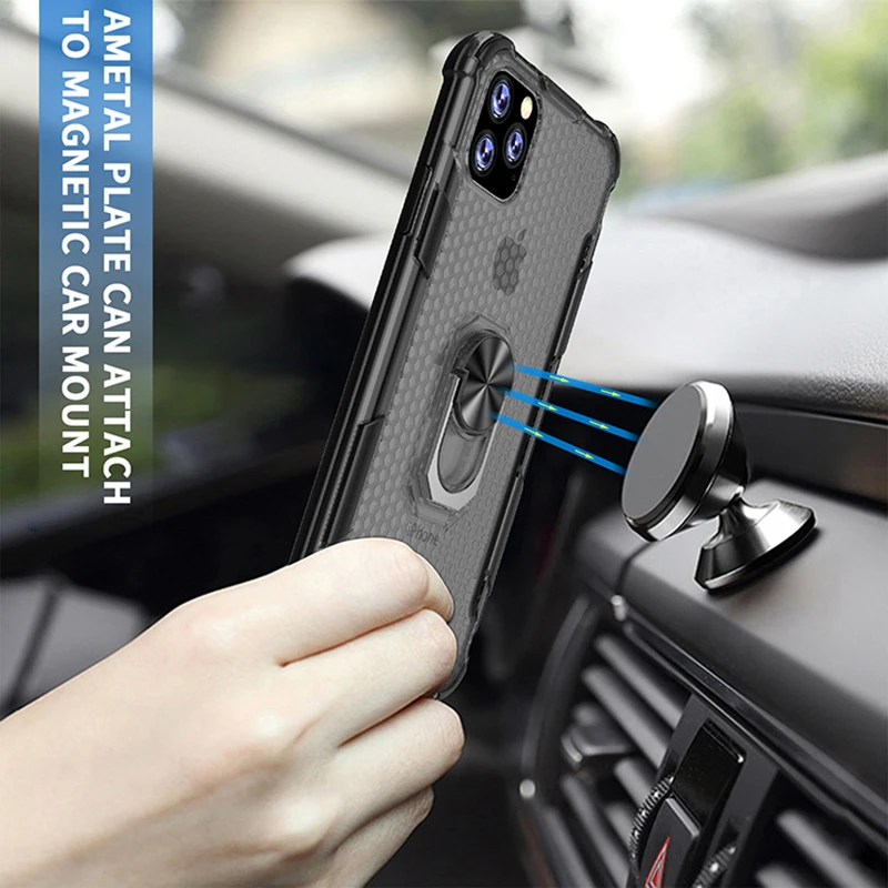 Прозрачный чехол Tikitaka с вращающимся на 360 градусов кольцом для iPhone 11 11pro Max XR XS X 7 8