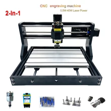 

3018Pro Laser Engraving Machine 3axis CNC Laser Engraver 15W 30W 40W Power Cutting Wood CNC Milling Machines PCB DIY Wood Router