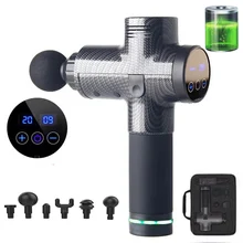 EMS массажный пистолет перезаряжаемый стимулятор мышц глубокая ткань Профессиональный массажер пистолет Расслабление тела похудение облегчение боли