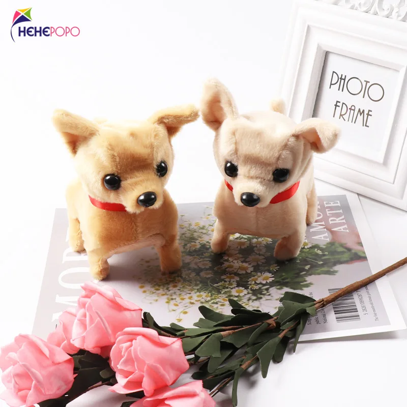 Electric-Robot Plush Dog-Toy Interactive-Toys Walking-Forward Children Bark Lovely Gifts