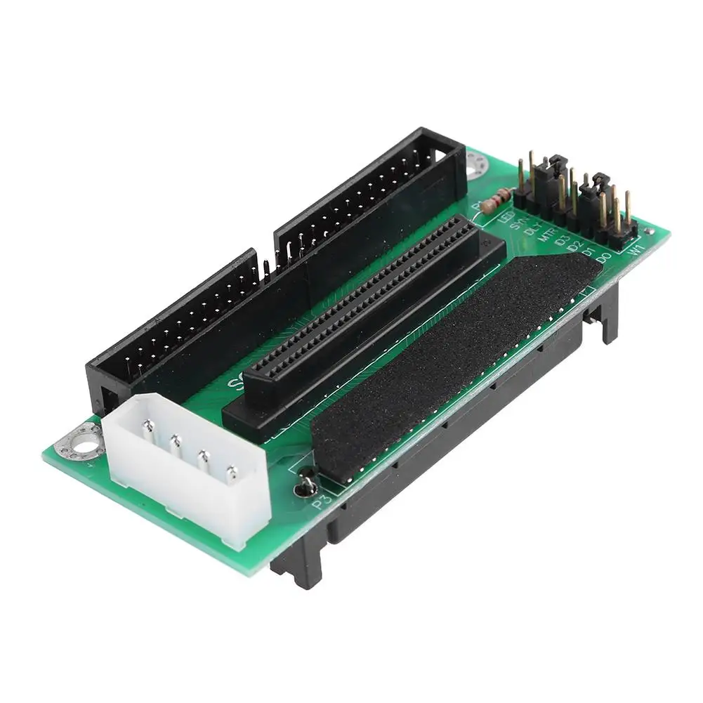 SCSI SCA 80Pin to 68Pin 50Pin IDE Hard Disk Adapter Converter Card Board 68 50 Module | Компьютеры и офис