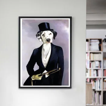 

Fashion Animal Dog Postr Canvas Painting Print Wall Art Home Decor Poster No Frame