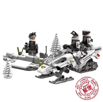 

Across The Battlefield Military Series The Extreme Snowmobiling Set Building Blocks Kids Educational Bricks Toys Xingbao 06009