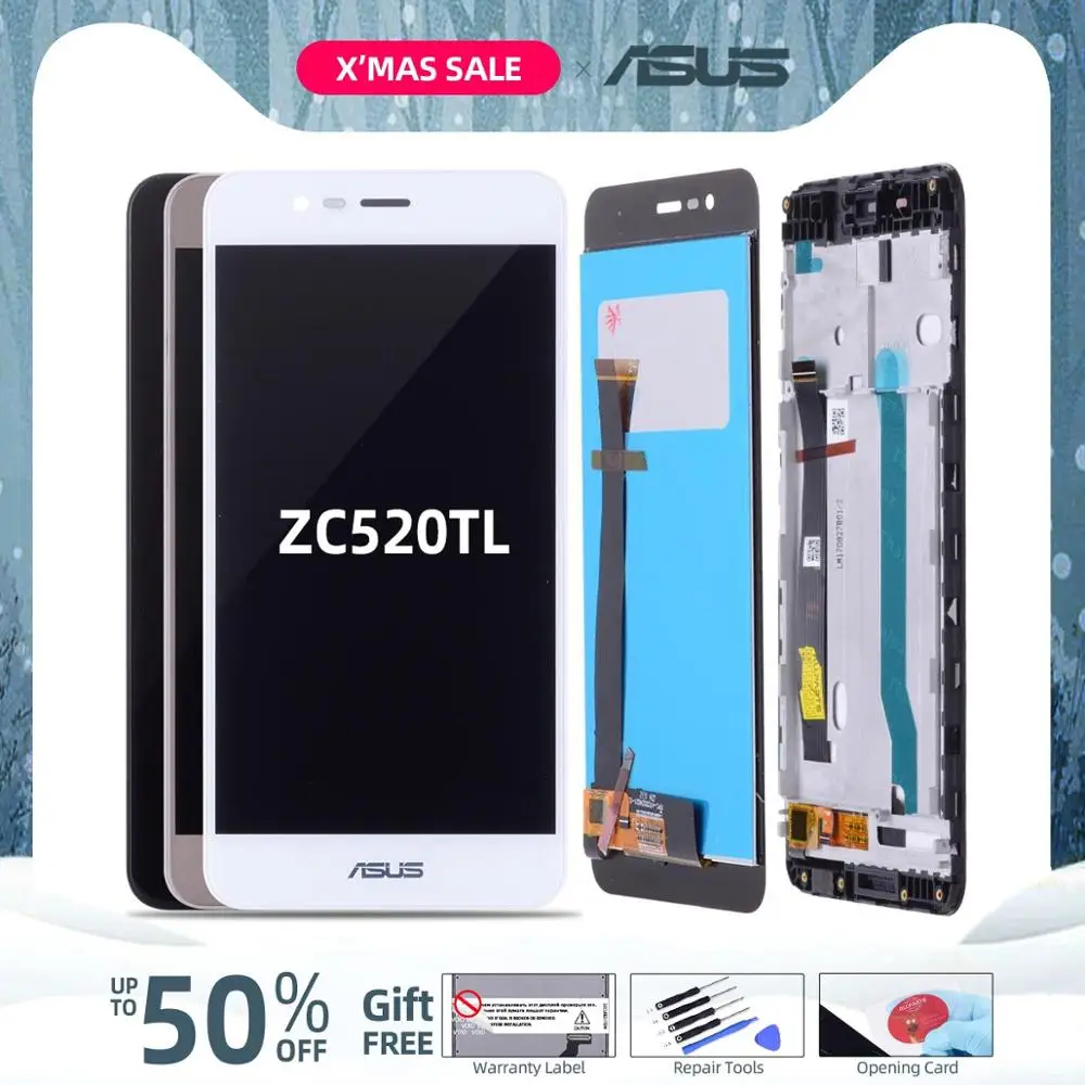 Ceny Oryginalny LCD dla ASUS Zenfone 3 Max ZC520TL wyświetlacz ekran dotykowy z ramką dla ASUS Zenfone 3 X008D ZC520TL wyświetlacz LCD #2