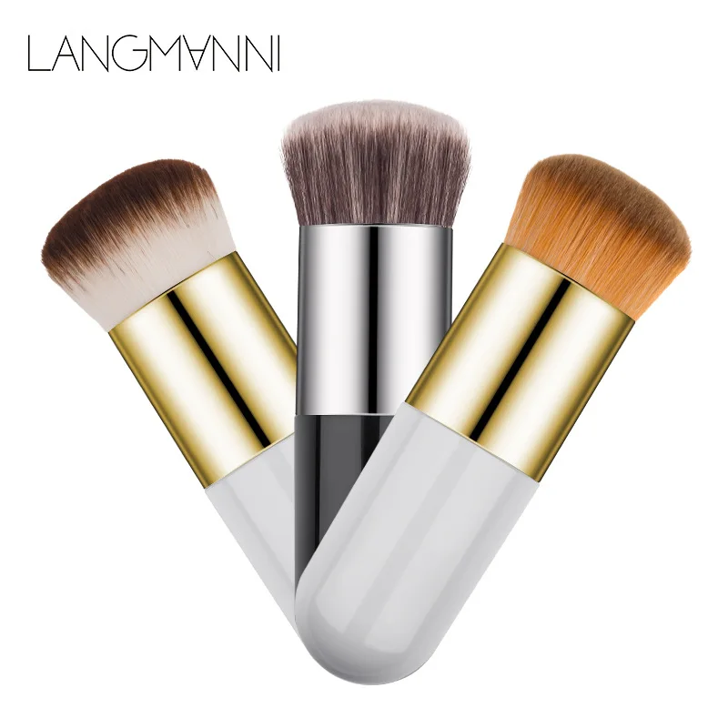 

Round Head Foundation Makeup Brush Brushes Cream for foundation Powder Soft Face Professional Large Cosmetics Make Up Tools