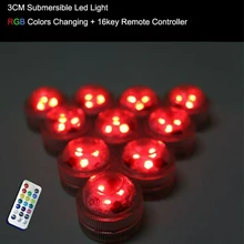 1 шт. 3AAA батарея работает погружной чашка для светодиода свет база с 13 цветов RGB светодиодный свет для бутылки IP68 водонепроницаемый