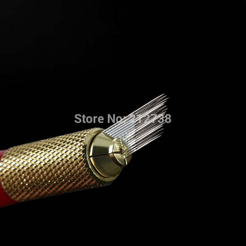 100 шт. микроблейдинговые иглы для перманентного макияжа бровей|Иглы тату| |