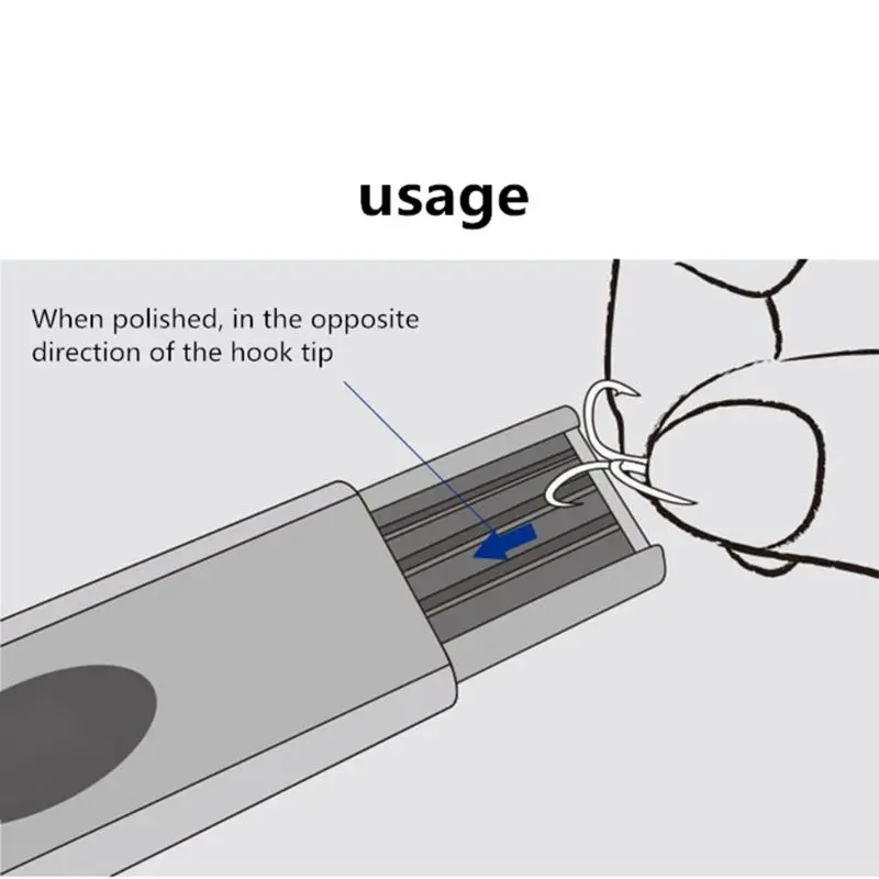 Рыболовный инструмент, портативный рыболовный крючок, точилка для тонкой заточки, алмазная заточка, инструменты для измельчения карпа, рыболовные снасти