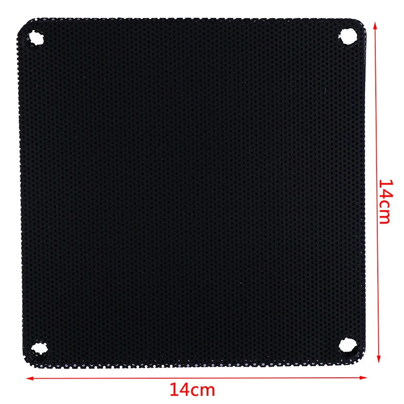 5Pcs 140mm PVC PC Fan Dust Filter Dustproof Case Computer Cooler Cover Mesh
