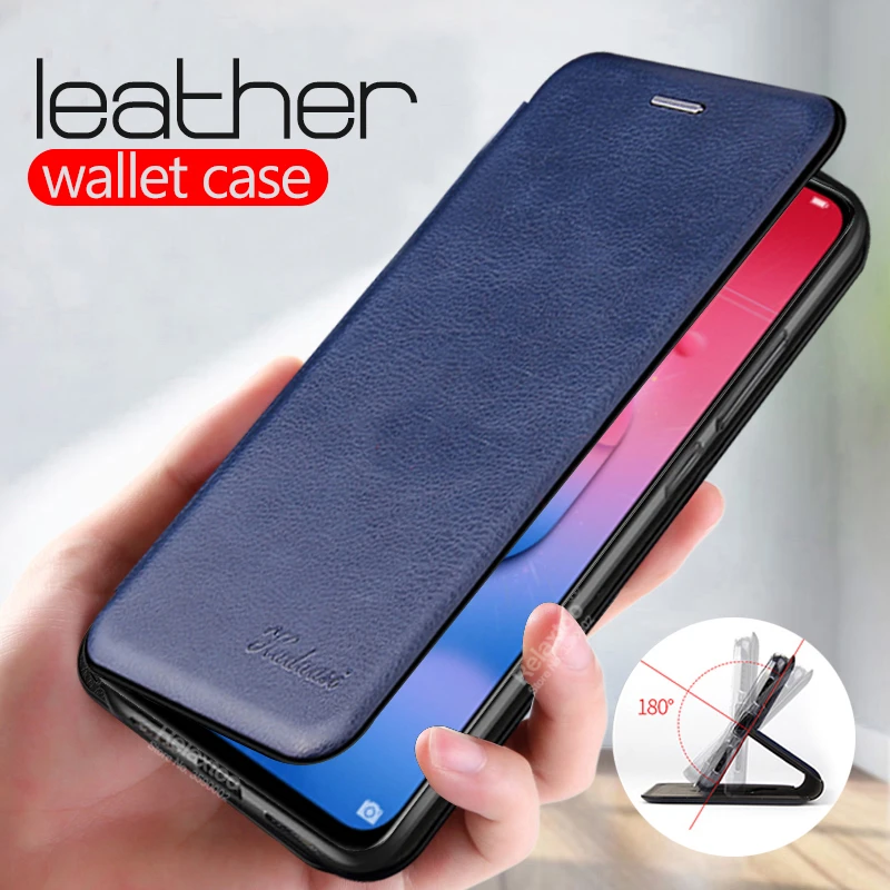 leather Flip case For huawei honor 10 lite 9 light 20s 10i 9x nova 5T  p30 p20 pro P smart Z 2019 book phone Cover coque fundas cute phone cases huawei