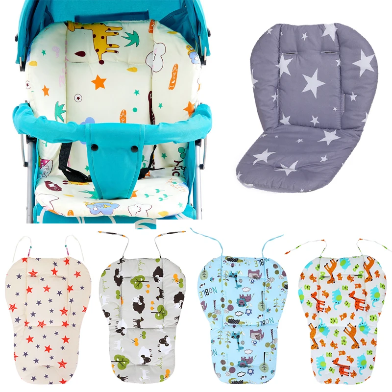 Cojín para trona para bebés y niños, alfombrilla para silla de alimentación, cojín para cochecito, tela de algodón
