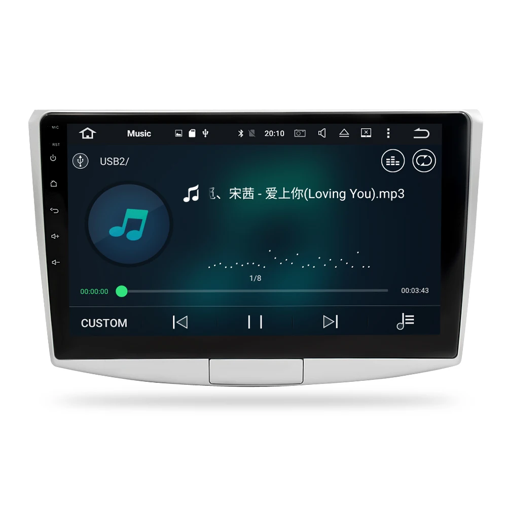 IPS экран Android 10 0 автомобильное радио GPS Мультимедиа Стерео для Volkswagen Passat B6 B7 CC Magotan