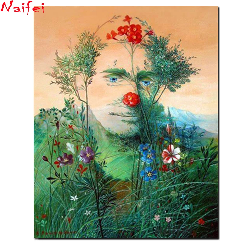 Fantasy art clown 5d diamond embroidery square/round painting cross stitch mosaic picture decoration | Дом и сад