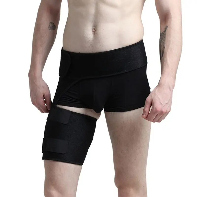 Эластичный набедренный стабилизатор, поддерживающий ремень, защита бедра, анти-мышечное напряжение, защитный пояс для ног