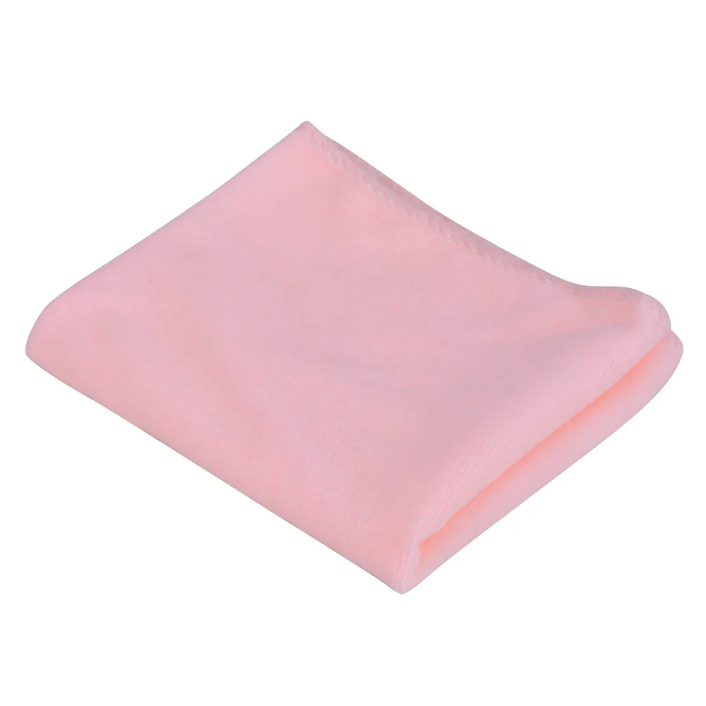 light pink 30x70cm 70X140 см микрофибра быстросохнущее полотенце медведь банные полотенца с героем мультфильма хлопок мягкое сухое полотенце s Кухня чистое абсорбирующее полотенце s сплошной цвет - Цвет: light pink 30x70cm