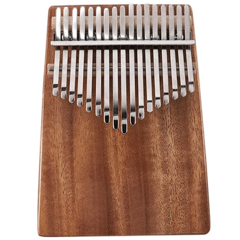 

17 Keys Kalimba Mahogany Thumb Piano Musical Instrument with Tuning Hammer Cloth Sticker Bag Kalimba Accessories