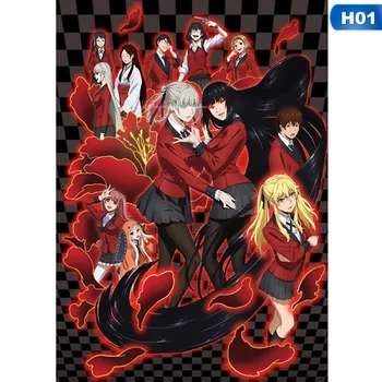 

Anime Gambling Abyss Poster Gambling Abyss Wallpaper Living Room Home Decoration Poster Painting Poster