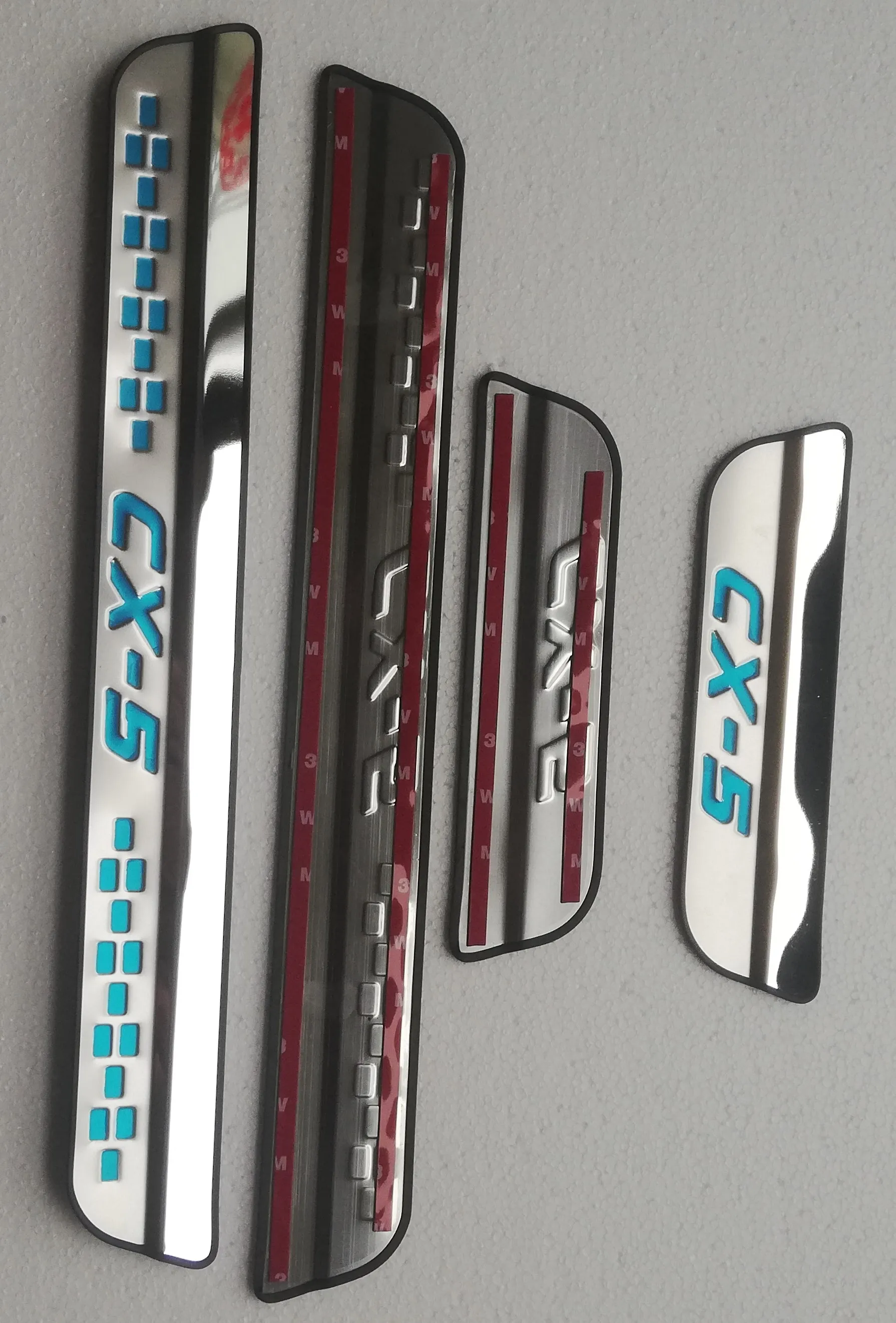 Накладка на порог зеркала нержавеющая сталь 4 шт./компл. для Mazda CX-5 CX5 2017 2018 2019 2020