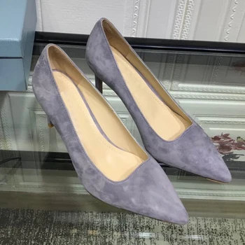 

Classic Pointed Toe Pumps Spring Autumn Brand High Heels Women Shoes Fashion Shallow Female Pumps
