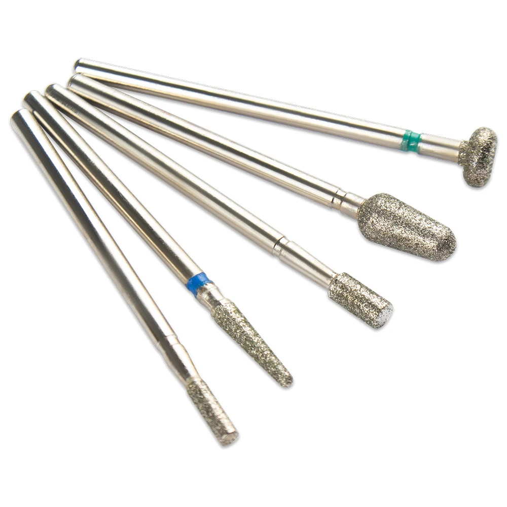 5pcs Diamond Nail Drill Bit Kits Mill Cutter All For Manicure Machine Bit Tools Accessories Cuticle Clean For Removing Nail Gel 5pcs Diamond Nail Drill Bit Kits Mill Cutter All For Manicure Machine Bit Tools Accessories Cuticle Clean For Removing Nail Gel