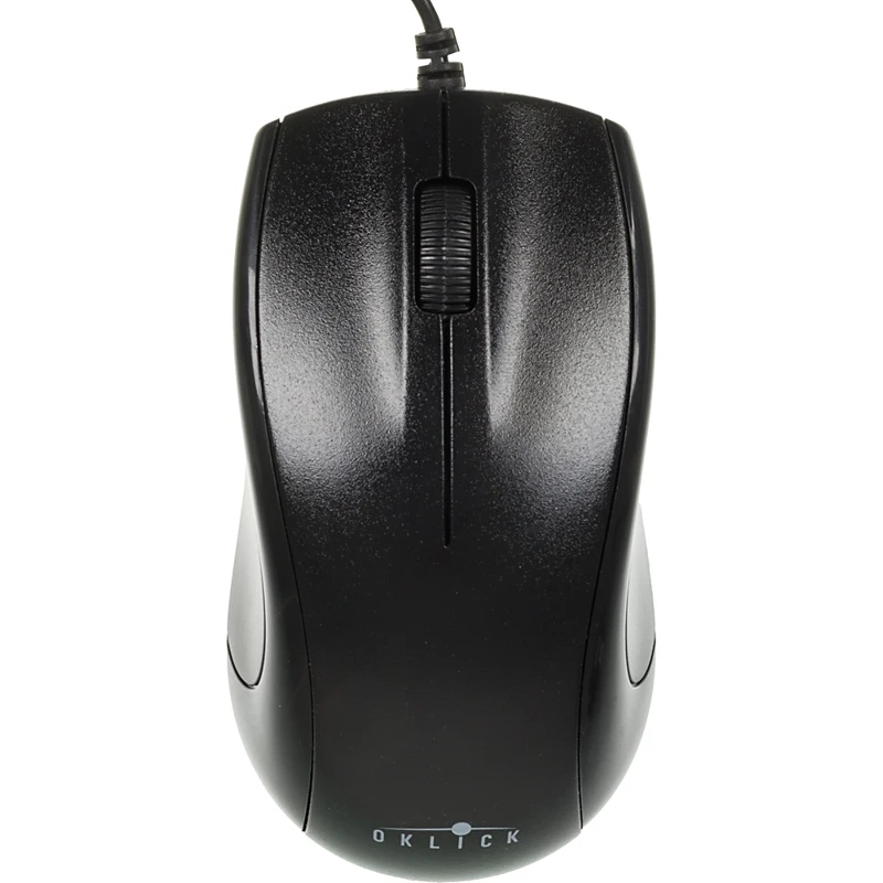 Мышь OKLICK 185M, проводная, USB, черный