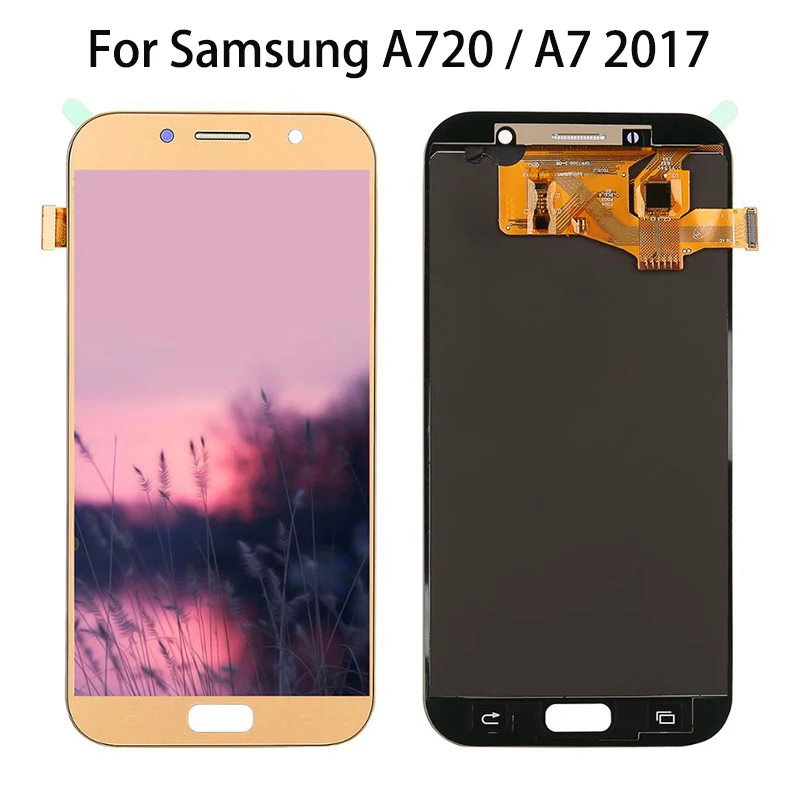 Дигитайзер сенсорного экрана в сборе для Samsung Galaxy A7 2017 5 7 дюйма A720 A720F A720M A720S