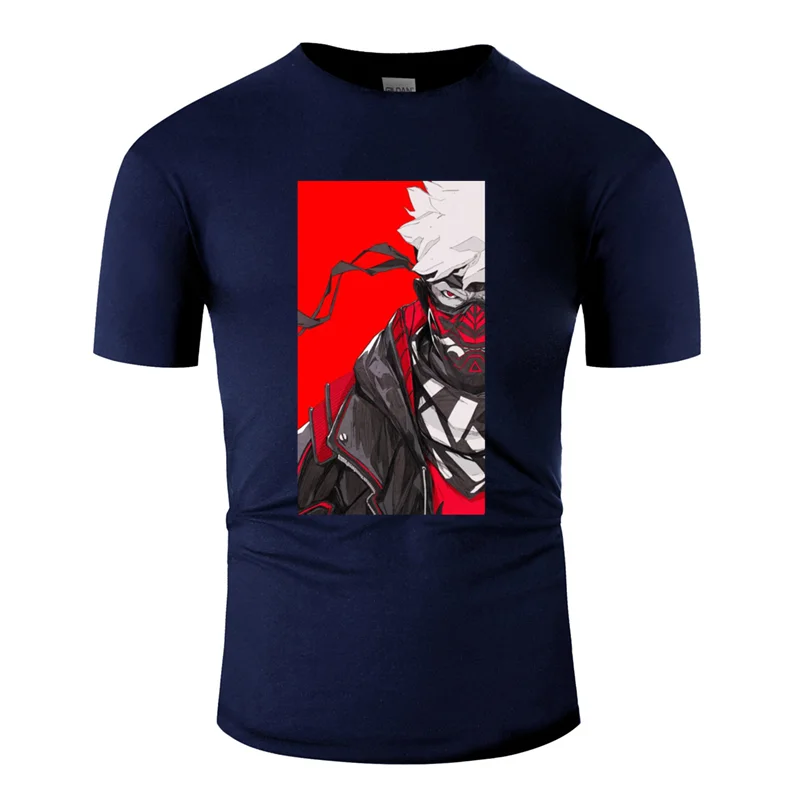 Men-Navy Blue Новое поступление, футболка ninja of assassinsuperboy merch, Kawaii Sunlight, Мужская футболка из хлопка размера плюс, 3xl, 4xl, 5xl, футболки - Цвет: Men-Navy Blue