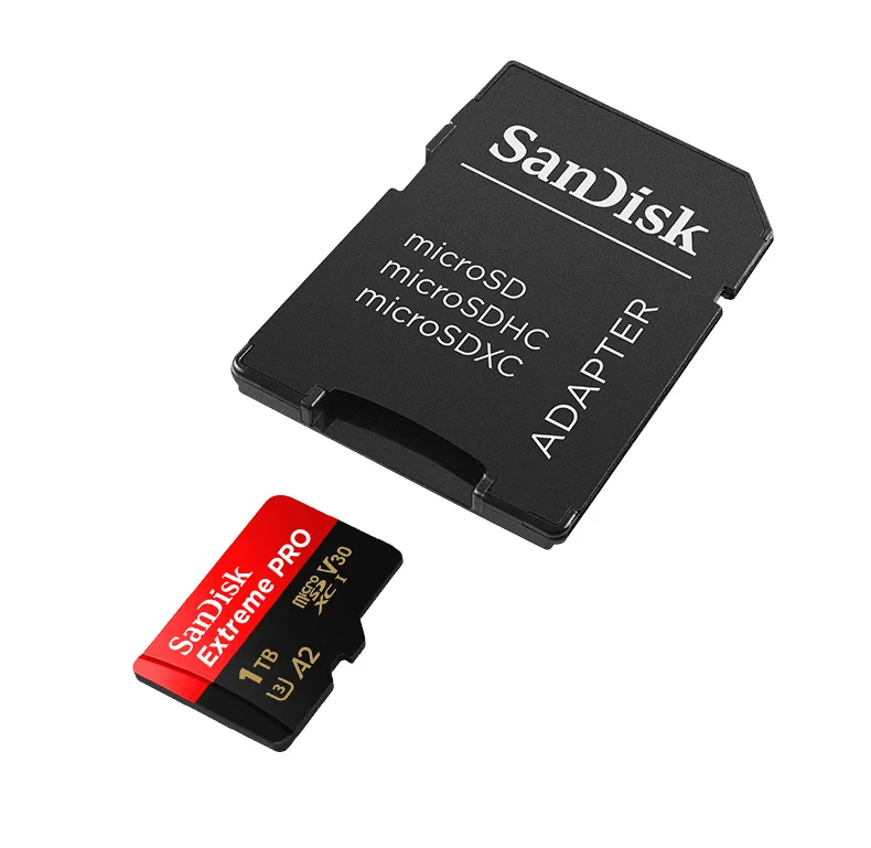 SanDiskExtreme Pro 256G 128 Гб 64 Гб 32 Гб MicroSDHC SDXC UHS-I карта памяти micro SD карта TF карта 170 МБ/с./с класс 10 U3 с адаптером SD - Емкость: 1TB