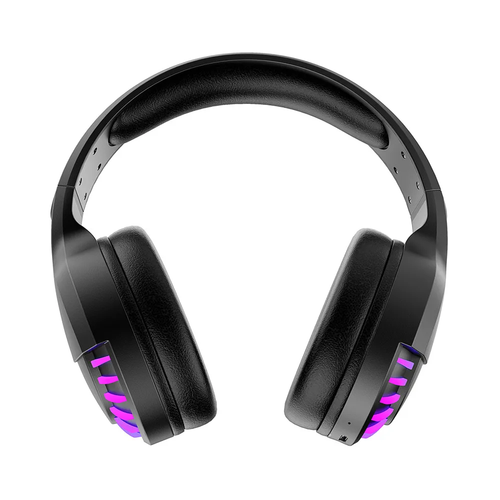 Gaming Headset Wired Dual Mode RGB Light Over Head Headphones Noise Cancelling for Laptop Mobile Phone Tablet Game Accessories