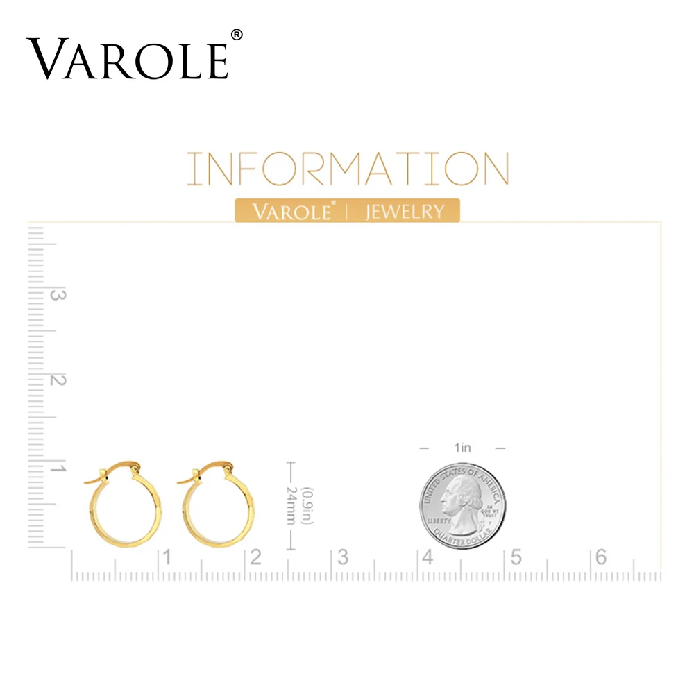 VAROLE модные серьги обруча серьги золотистого цвета круглые серьги для женщин ювелирные изделия oorbellen Brincos