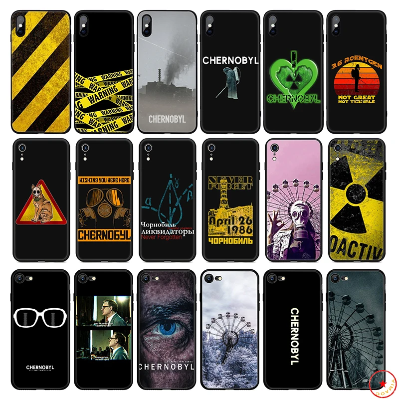 

Chernobyl TV Soft Silicone Phone Case for iPhone 11 Pro Xs Max X or 10 8 7 6 6S Plus 5 5S SE Xr 6 Plus 7Plus 8 Plus Cover