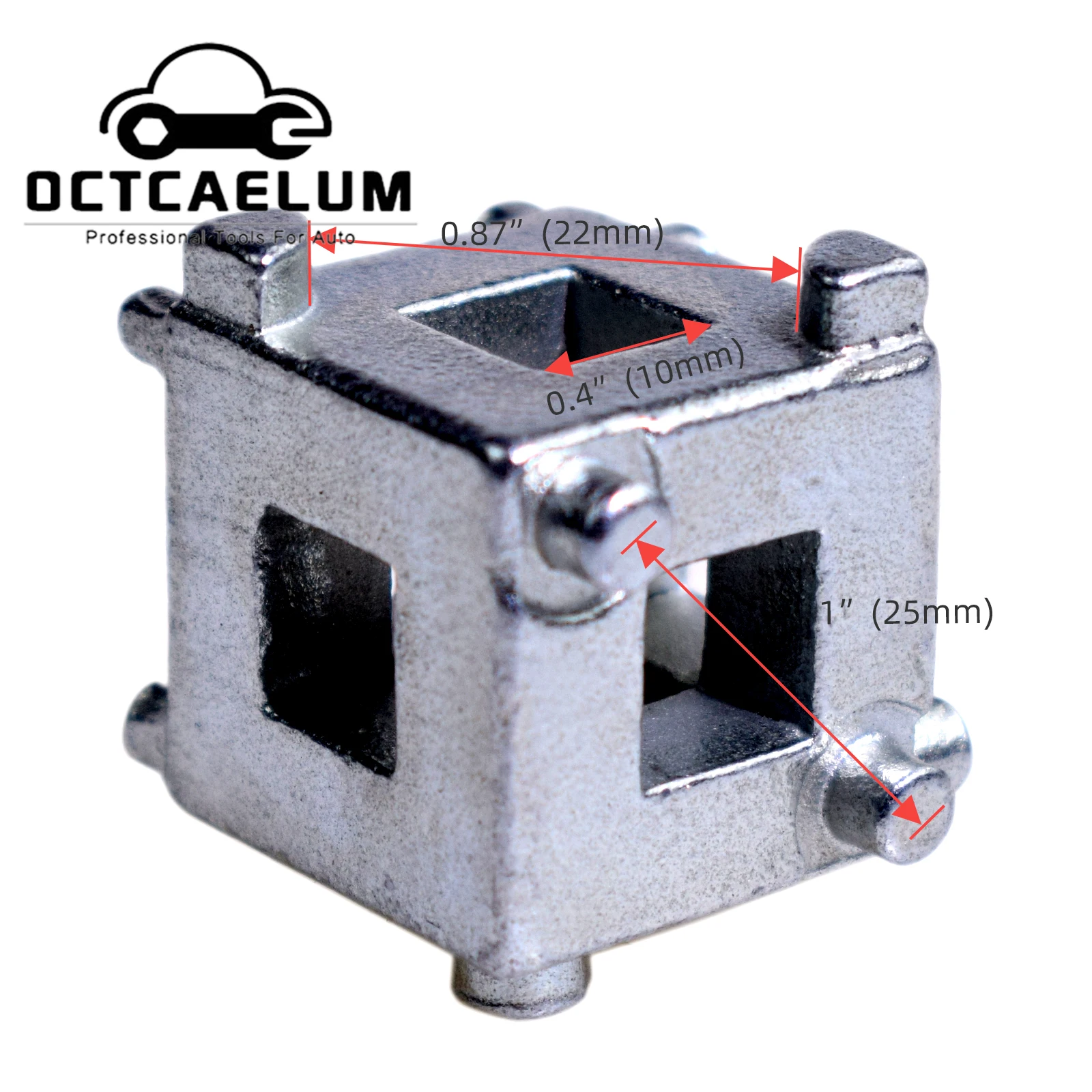 3/8" Disc Brake Caliper Piston Removal Cube Tool Special Disassembly