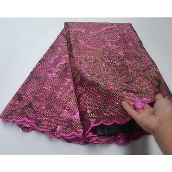 

Factory offers 2019 latest Organza lace fabric Best quality Sequins lace with beads fabric for African Evening Dresses Winn831w