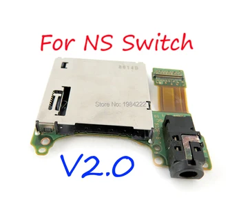 

Game Card socket slot with headset headphone port motherboard PCB V2.0 HAC-001(-01) For Nintend Switch NS Switch Game Console