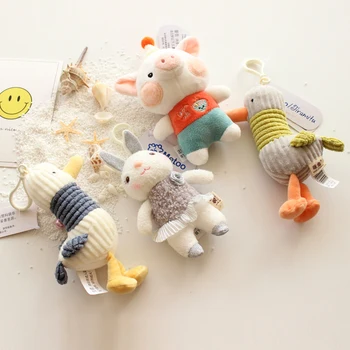 

candice guo! cute plush toy lovely metoo Angela rabbit jibao koala pig lion panda seagull soft small pendant birthday gift 1p