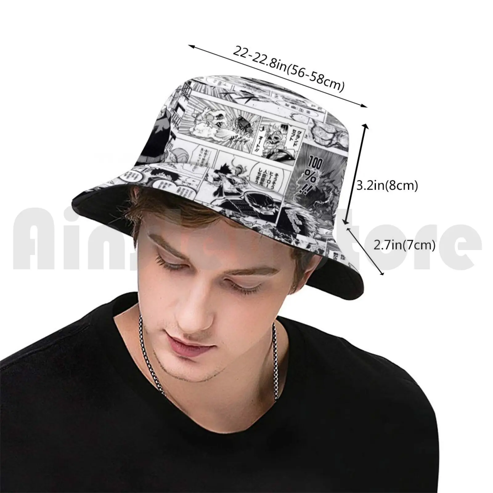 Topi Matahari Kolase Manga Todoroki 