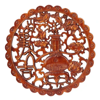 

VZLX Wood Carved Applique Frame Corner Onlay Unpainted Furniture Home Door Decor Decoration Accessories Good Luck