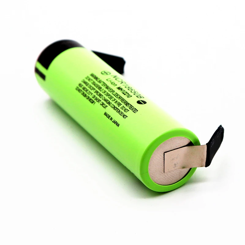 NCR18650B 3,7 v 3400mah 18650 литиевая аккумуляторная батарея Сварка никель листовые батареи - Цвет: 1pcs