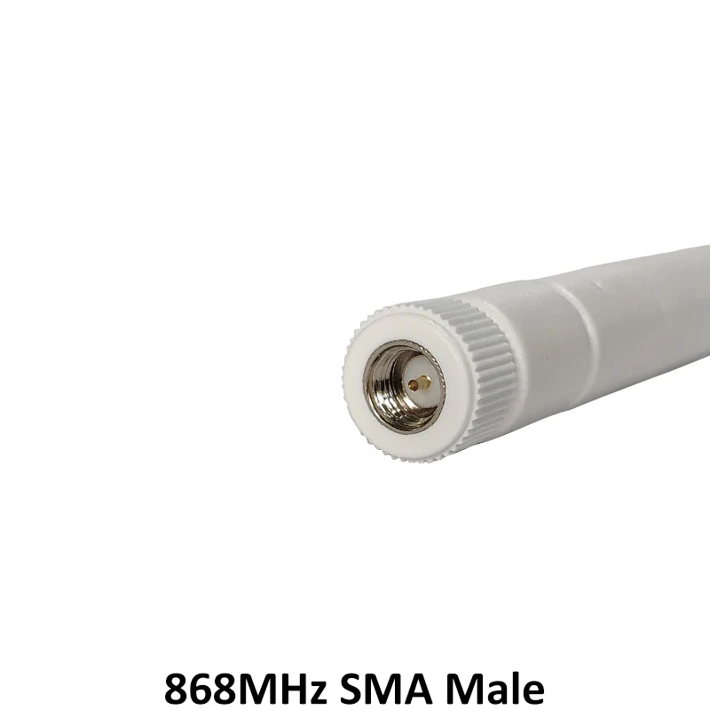 white 868MHz 915MHz Antenna 5dbi SMA Male Connector GSM 915 MHz 868 MHz antena antenne waterproof 5